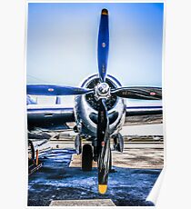 Wright Duplex Radial Engine Poster