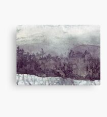 Plein Air Snow Canvas Print