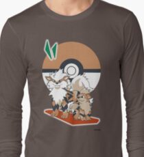 Pokemon Growlithe & Arcanine Long Sleeve T-Shirt