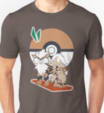 Pokemon Growlithe & Arcanine Unisex T-Shirt
