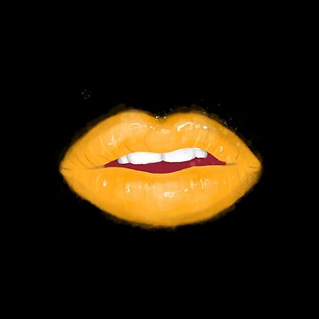 neon yellow lipstick