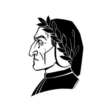 Adesivo letteratura Dante Alighieri - TenStickers