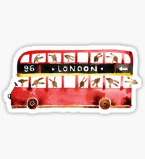 Bunny in London Sticker
