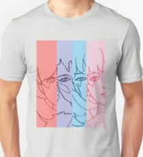Jem and The Holograms - Group Striped - Color Unisex T-Shirt