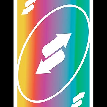 Rainbow Uno Reverse | Greeting Card