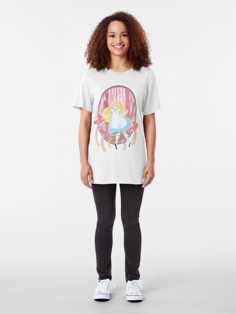 Alternate view of Alice's Wonders Slim Fit T-Shirt
