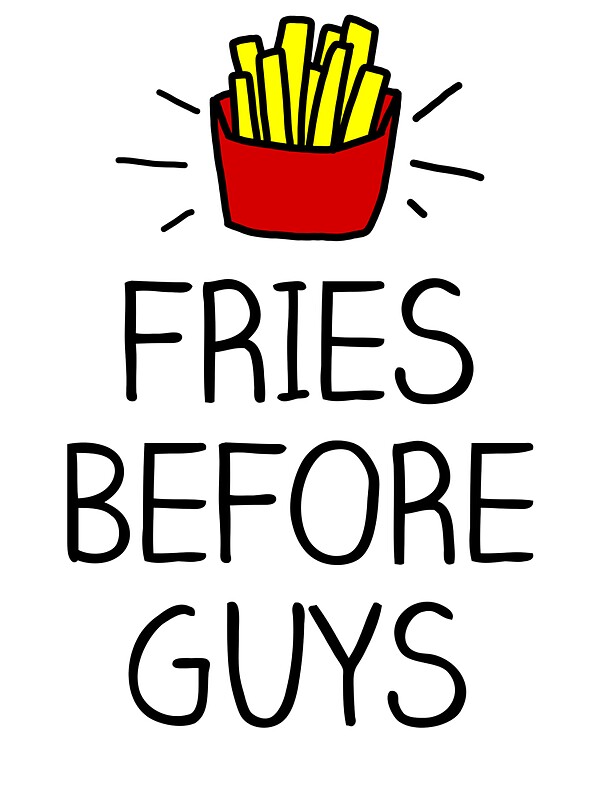 fries before guys plush