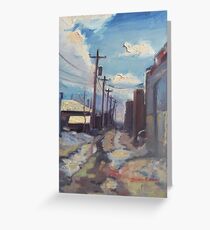 Behind the City of Craig Greeting Card