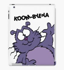 Eek the Cat - Koom-Bye-Ya - White Font iPad Case/Skin