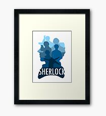 Sherlock ~ A Study to the Fall Framed Print