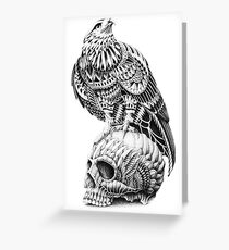 Red-Tail Skull Greeting Card
