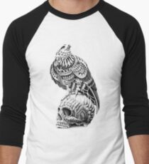 Red-Tail Skull Men's Baseball ¾ T-Shirt