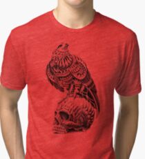 Camiseta de tejido mixto Cráneo de cola roja