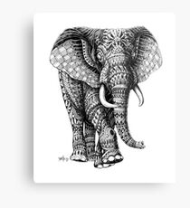 Ornate Elephant v.2 Metal Print