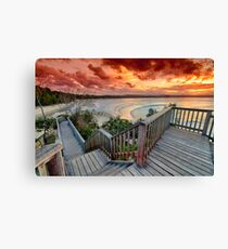 The Deck Canvas Print