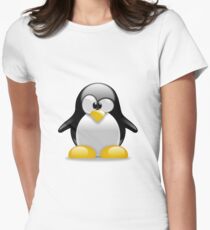 Tux penguin Women's Fitted T-Shirt