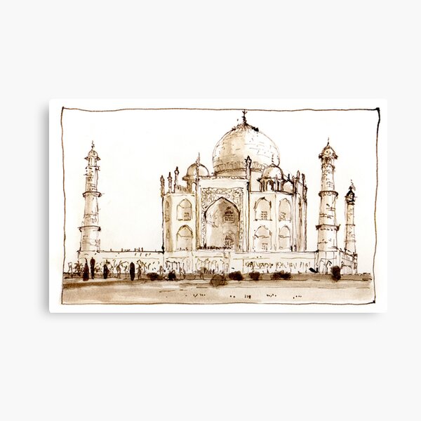 Taj Mahal, India Canvas Print