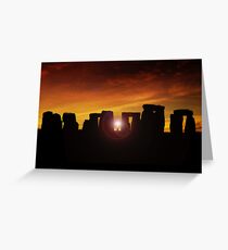 Winter Solstice at Stonehenge Greeting Card