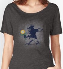 Banksy flower Women's Relaxed Fit T-Shirt