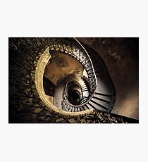 Abandoned spiral staircase Photographic Print