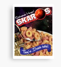 Dalek Breakfast Canvas Print