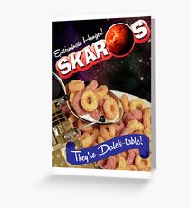 Dalek Breakfast Greeting Card