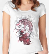 shigeki.zumi: tattoo sketchbook: 008 Women's Fitted Scoop T-Shirt