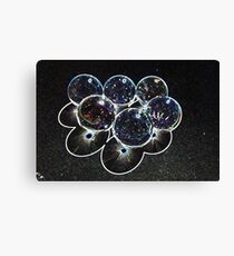 Lienzo Funky Bubbles in Black