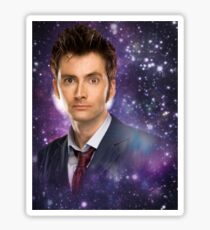 The 10th Doctor in Space Sticker