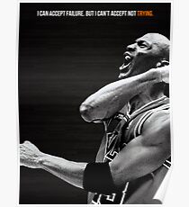 Michael Jordan Motivations-Plakat Poster