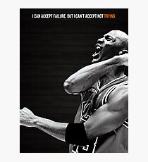 Michael Jordan Motivation Poster Photographic Print
