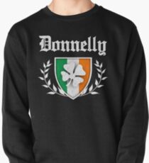 Donnelly Family Shamrock Crest (vintage distressed) Pullover