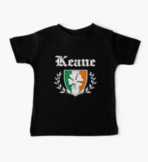 Keane Family Shamrock Crest (vintage distressed) Baby Tee