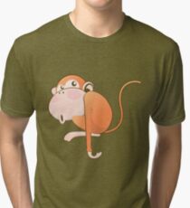 Funny Monkey Tri-blend T-Shirt