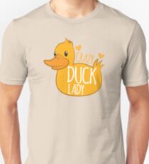 Verrückte Ente Lady Slim Fit T-Shirt