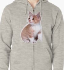 Kitten! Sale!!! Zipped Hoodie