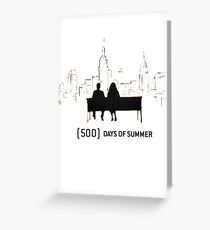 (500) Days Of Summer Greeting Card
