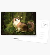 Fat Fat in the Forest Postcards
