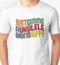 Gimme A Ukulele Slim Fit T-Shirt