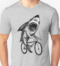 Shark Ride Bicycle Unisex T-Shirt