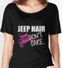 Jeep Hair Don't Care Shirt Women's Relaxed Fit T-Shirt