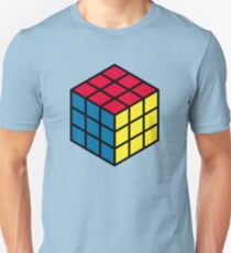 Zauberwürfel sechseckiges Muster Unisex T-Shirt