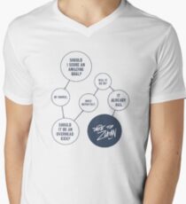 TO ZLATAN OR NOT TO ZLATAN? Men's V-Neck T-Shirt