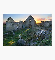 Abbey at sunset Photographic Print