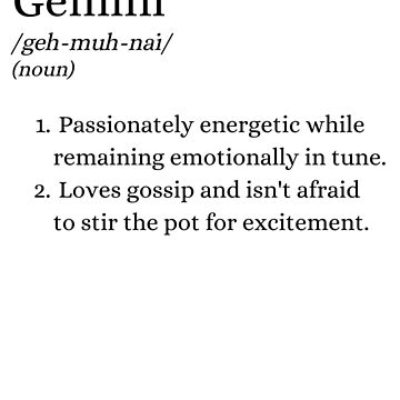 Horoscope Definition Gemini