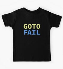 GOTO FAIL Kids Tee