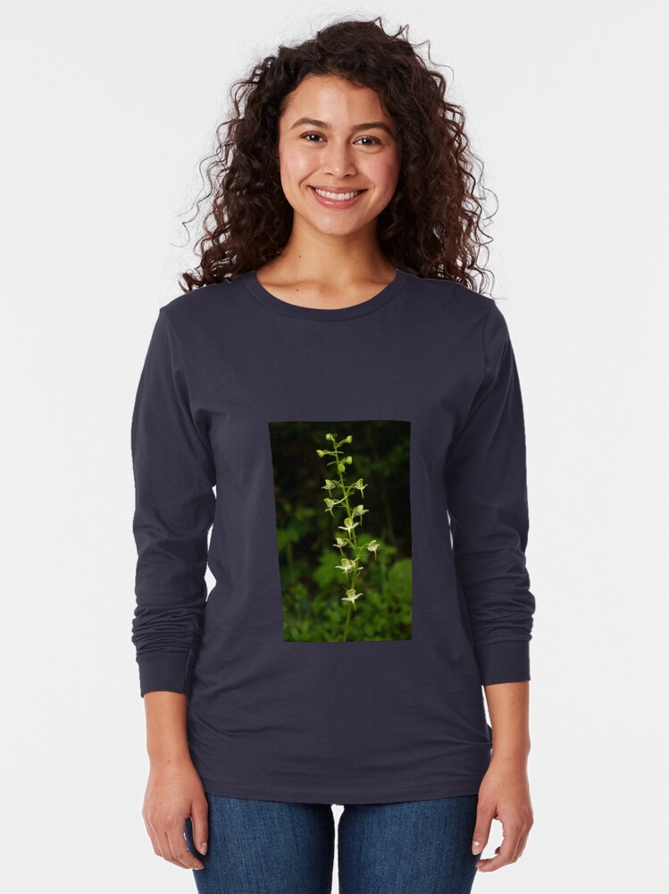 Alternate view of The surprising beauty of Greater Butterfly-orchid Long Sleeve T-Shirt