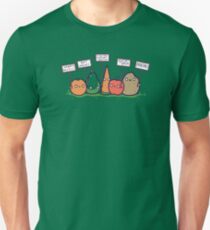 I hate vegans Unisex T-Shirt