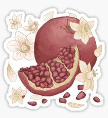 Narcissus and pomegranate Sticker