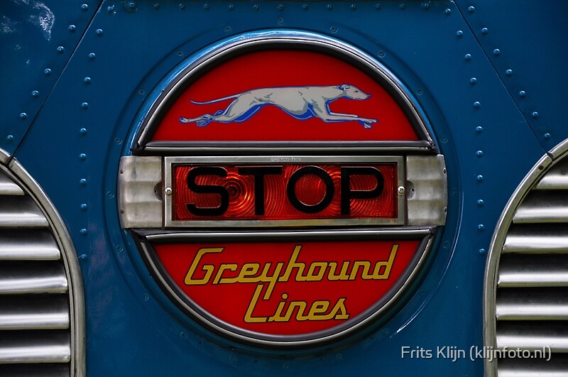 "GMC PD 3751 Greyhound Bus stop sign (1947)" by Frits ...
